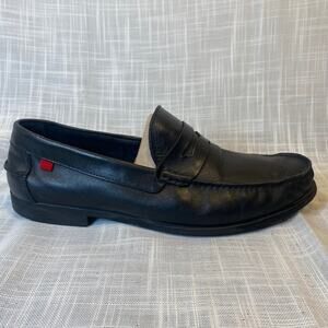 Marc Joseph New York Black Leather Penny Loafers Soft Moccasin Shoes Mens 11.5